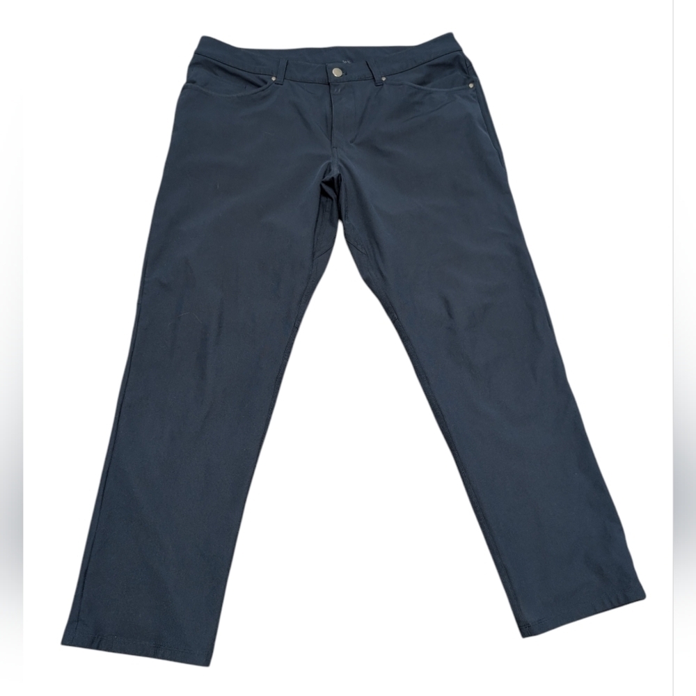 Lululemon ABC Pant Classic Warpstreme Dark Blue Men's Size 35